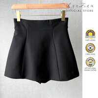 Chân Váy Con Ong Chữ A Cạp Liền Đẹp LYNZAM Dáng Ngắn Cạp Cao