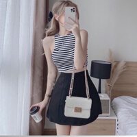 Chân Váy Con Ong [FREE SHIP] Cạp Lưng Cao BIG SIZE Chất Kaki Mềm Cao Cấp TA88_11