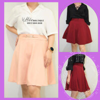 Chân Váy Công Sở Bigsize, Chân Váy Xòe Vải Umi Cao Cấp Thanh Lịch Thoải Mái Cho Mọi Hoạt Động