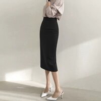 Chân Váy Công Sở Bút Chì Dáng Dài Lưng Cao Tôn Dáng Big Size