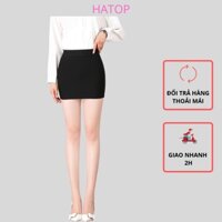 Chân váy công sở ôm HATOP dáng ngắn vải tuyết mưa loại 1 màu đen, đỏ có túi 2 bên, có quần bảo hộ tùy loại CVOD001