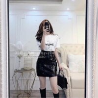 Chân Váy Da Bóng (Có Quần Trong) VIDEO + ẢNH THẬT ་ 𝄒