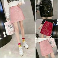 Chân váy da bóng loại 1 đủ màu