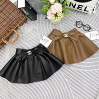 chân váy da đẹp sang chảnh cho bé gái