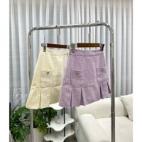 Chân váy dạ Tweed xếp ly Glory Skirt dáng ngắn, phong cách trẻ trung thiết kế ngọt ngào By Jessi