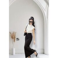 chân váy dài thun umi hàn cao cấp, phong cách Hàn Quốc thời thượng