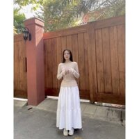 Chân váy dài xoè 3 tầng - LAPANCHA