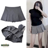Chân váy dáng ngắn đẹp ly to hottrend nữ tính chất Tuyết Mưa Hàn Cao Cấp, Chân váy nữ tennis bản ly to mặc đi chơi CV01