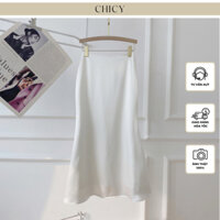 Chân Váy Dự Tiệc Form Dài Đuôi Cá Sang Trọng Chất Phi Lụa Cao Cấp CHICY - 441851