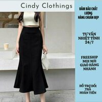 Chân váy đuôi cá dáng dài  ôm body chất liệu cao cấp co giãn chuẩn form