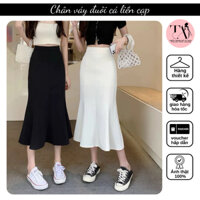 Chân Váy Đuôi Cá Dáng Dài Xẻ Tà Sau Form Ôm Hông Chất Liệu Vitex Co Giãn Mềm Mịn - ĐC2