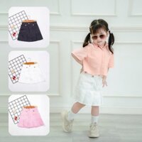 Chân Váy Đuôi Cá Xếp Ly 2 Túi Bé Gái Nexxi