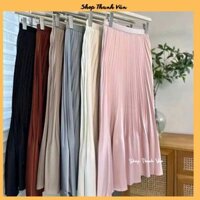 Chân váy đuôi cá xếp ly dài 85cm mix đồ nhẹ nhàng dễ thương