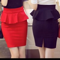 Chân váy eo đuôi cá dáng bút chì ngắn