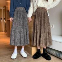 Chân váy hoa quảng châu vintage G17