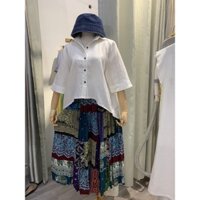 Chân váy hoạ tiết thổ cẩm