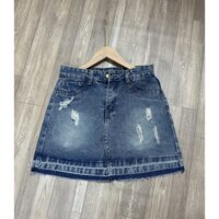 CHÂN VÁY JEAN XƯỚC THÁO GẤU LÓT QUẦN CHO NỮ M92024