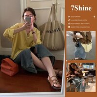 Chân váy jeans dáng dài rách xẻ tà, váy jean dáng dài thanh lịch phong cách Hàn Quốc