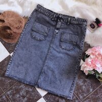 CHÂN VÁY JEANS TÚI TRƯỚC (big size)