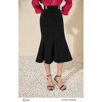 Chân váy juyp công sở dáng đuôi cá chất chéo Orchid - AT8F065