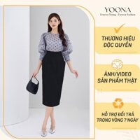 Chân váy juyp thiết kế dáng ôm 2 túi sườn chất tuyết mưa YOONA - NH8B165