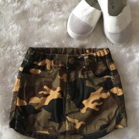 Chân váy kaki lính