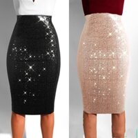 chân váy kim sa dáng lửng