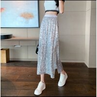 chân váy kim sa dáng xoè