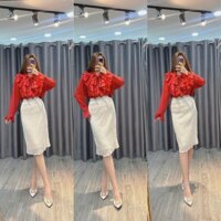 CHÂN VÁY KIM TUYẾN ZARA