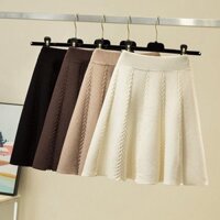 Chân Váy Len Chữ a Lưng Cao Thời Trang Thu Đông Cho Nữ