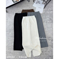 Chân Váy Len  Dài 90cm, chất len mịn dày dặn co dãn hàng QC