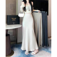 Chân váy lụa đuôi tôm cao cấp.