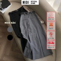 Chân váy midi Midi Boutique chân váy dài chất mềm đẹp