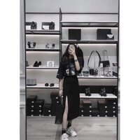 Chân váy midi xẻ