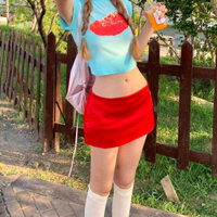 Chân Váy Ngắn Chân Váy Lụa Cạp Trễ Ôm Body Tôn Dáng Form Dày Dặn Phù Hợp Đi Biển Dã Ngoại CV014