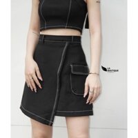 Chân Váy Ngắn Form Chữ A Túi Hộp LA BOUTIQUE ་ 𝄒
