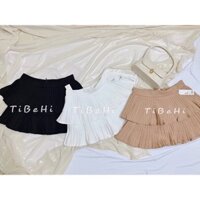 Chân váy ngắn xếp ly
