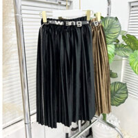 chân váy nhung kèm dây đai WANG size đại cồ cho bé gái