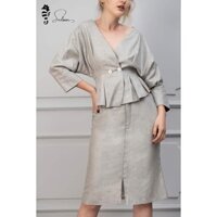 Chân váy nữ, chân váy công sở nữ chất liệu Linen thương hiệu Snlinen