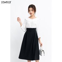 Chân váy nữ dài xếp ly cạp liền JDW0727 92WEAR