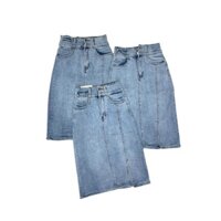 Chân váy nữ túi đắp xẻ nhẹ siêu đẹp