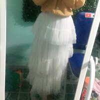 Chân váy ren công chúa