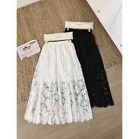 Chân váy ren maxi SALY dáng dài có lót trong phối đồ tiểu thư hottrend