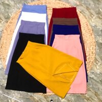 chân váy sẻ đùi dài quá gối 5cm(hình thật 100%)