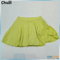 chân Váy T1 Màu Chuối ( Có Lớp Lót ) - Chân Váy Thể Thao Đa Năng