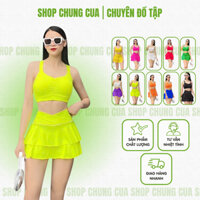 Chân váy tầng xếp ly xòe cạp chéo dáng ngắn 2 tầng siêu tôn dáng, đi chơi, đi tập Gym,nhảy aerobic, zumba, dân vũ nhiều