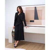 Chân váy thiết kế dập ly rẻ quạt cách điệu - Walenty