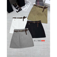 CHÂN VÁY THÔ DÁNG A KÈM ĐAI HÀNG QCL1 MS219816