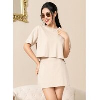 Chân Váy Thun Be 20Again A121N-JAA1551-MBB1 (Store 5703)