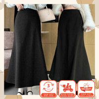 Chân Váy Thun Dài Dáng Xòe Nhẹ, Lưng Cao Cạp Chun Cao Cấp - Dt.Store9992